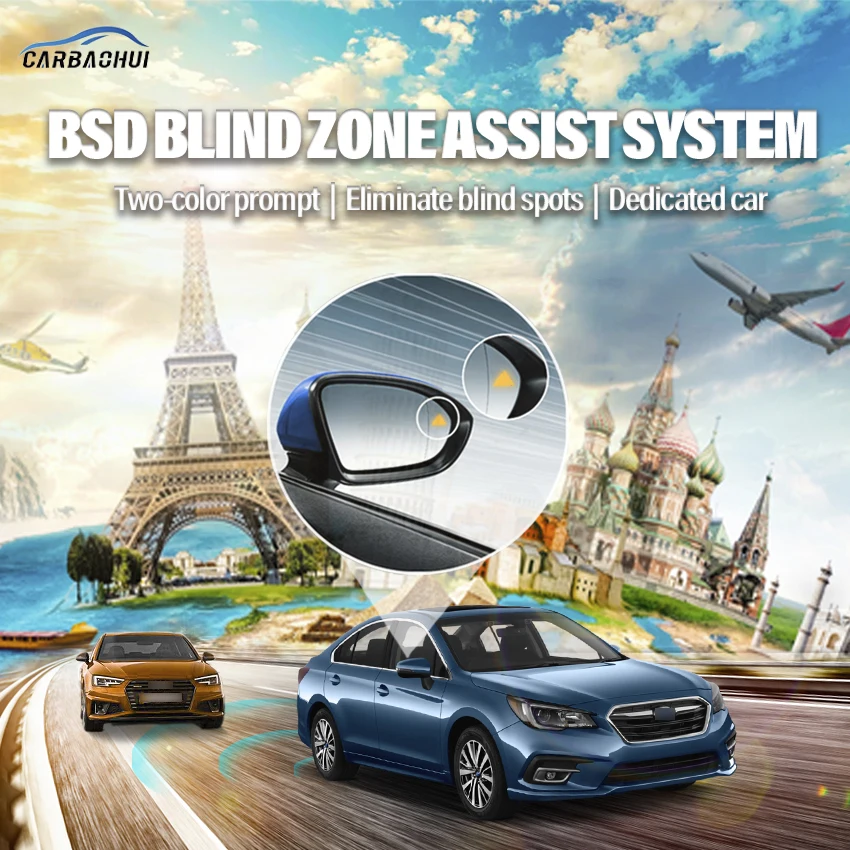 

Car BSD BSM BSA Blind Area Spot Warning Drive Mirror Rear Radar Microwave Detection System For Subaru Legacy 2012-2021