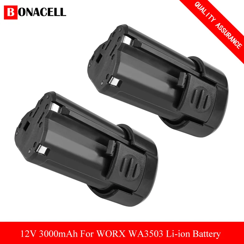 12V 3.0Ah RW9300 WA3503 литийионный Аккумулятор для Батарея Worx WA3504 WA3505 WA3509 WA3553 RK2515K2 RK2514K2 WX125