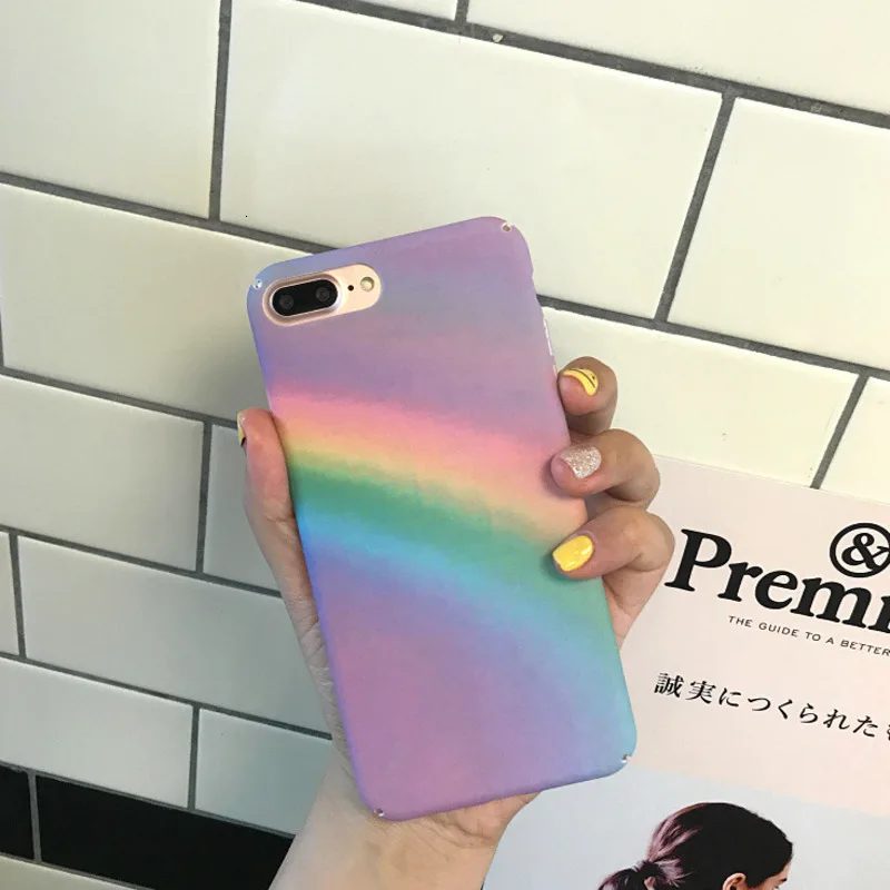 Креативный градиентный Радужный чехол для телефона iPhone11 X XS XR XSMax 8 7 6 6S PluS цвет все