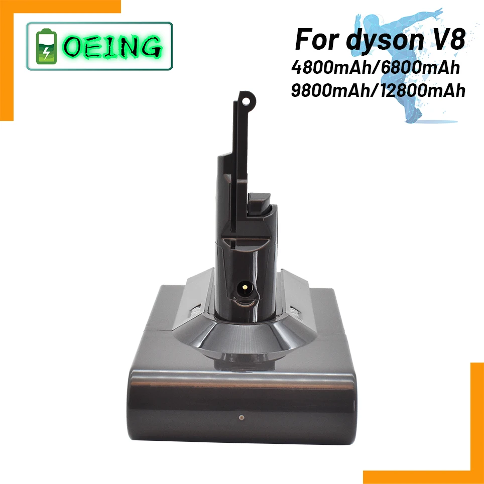 

NEW EST 4.8/6.8/9.8/12.8Ah 21.6V battery for Dyson V8 absolute/fluffy/animal lithium ion vacuum cleaner rechargeable battery
