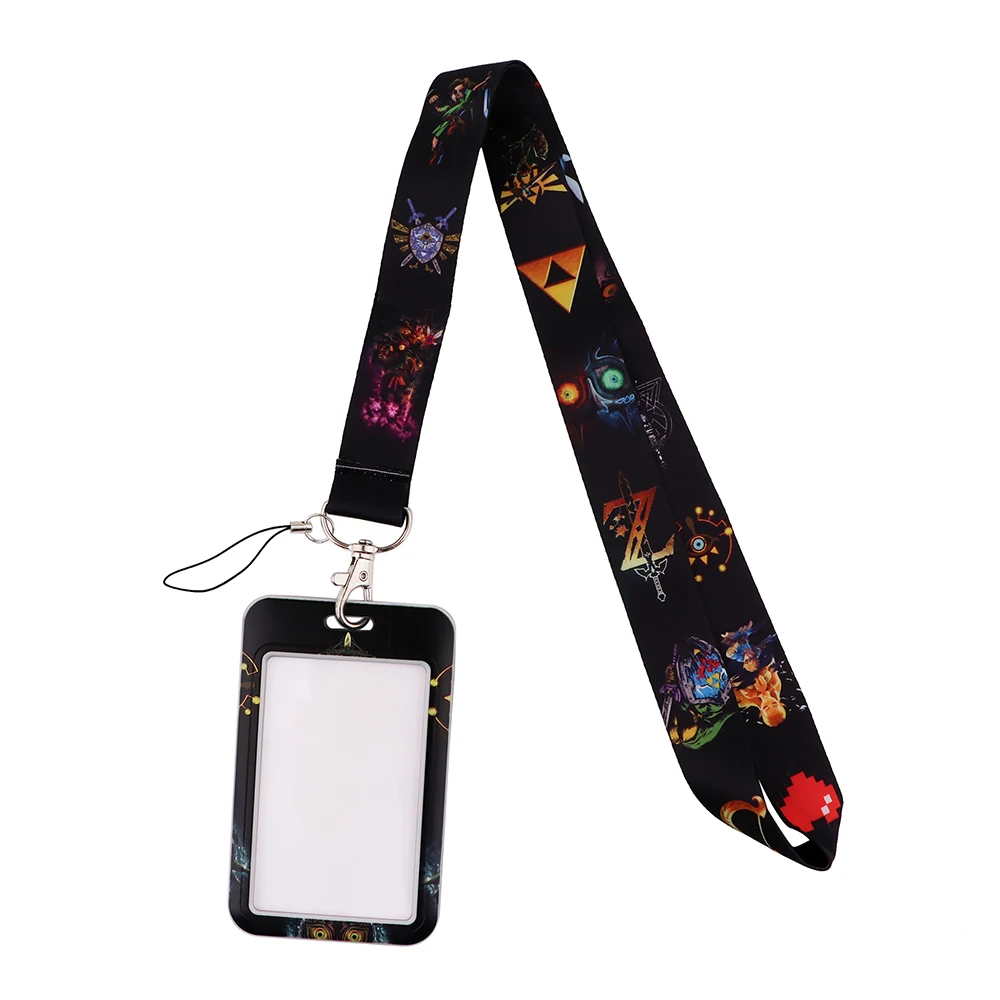 

K3024 Cartoon Game Keychain Neck strap Lanyards for Keys ID Card Passport Gym Cell Phone USB Badge Holder DIY Hanging Rope