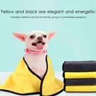 Банное полотенце для домашних животных, супервпитывающие полотенца из чистого волокна, мягкое и толстое быстросохнущее банное полотенце без ворса для собак