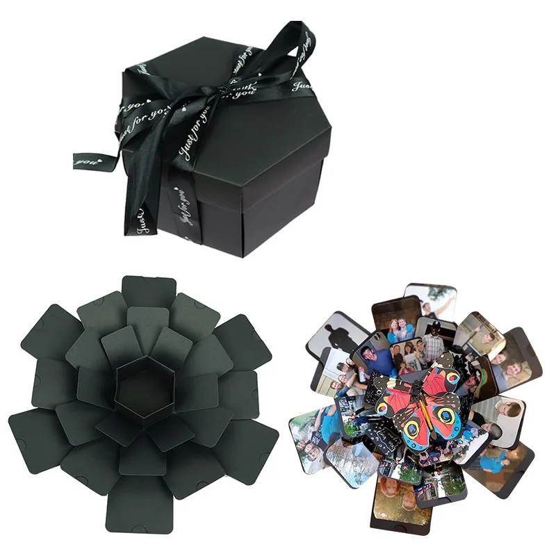 

Explosion Box DIY Wedding Explosion Box Anniversary Creative Scrapbook DIY Photo Album Birthday Romantic Surprise Gift Supplies
