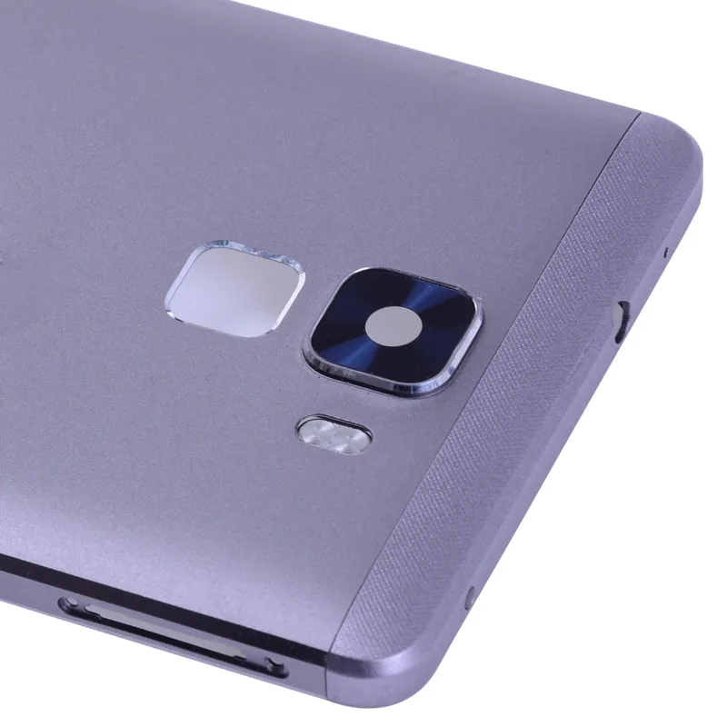 Оригинальная задняя панель корпуса для huawei Honor 7 задняя крышка батарейный отсек с объективом камеры кнопка включения громкости запасные части
