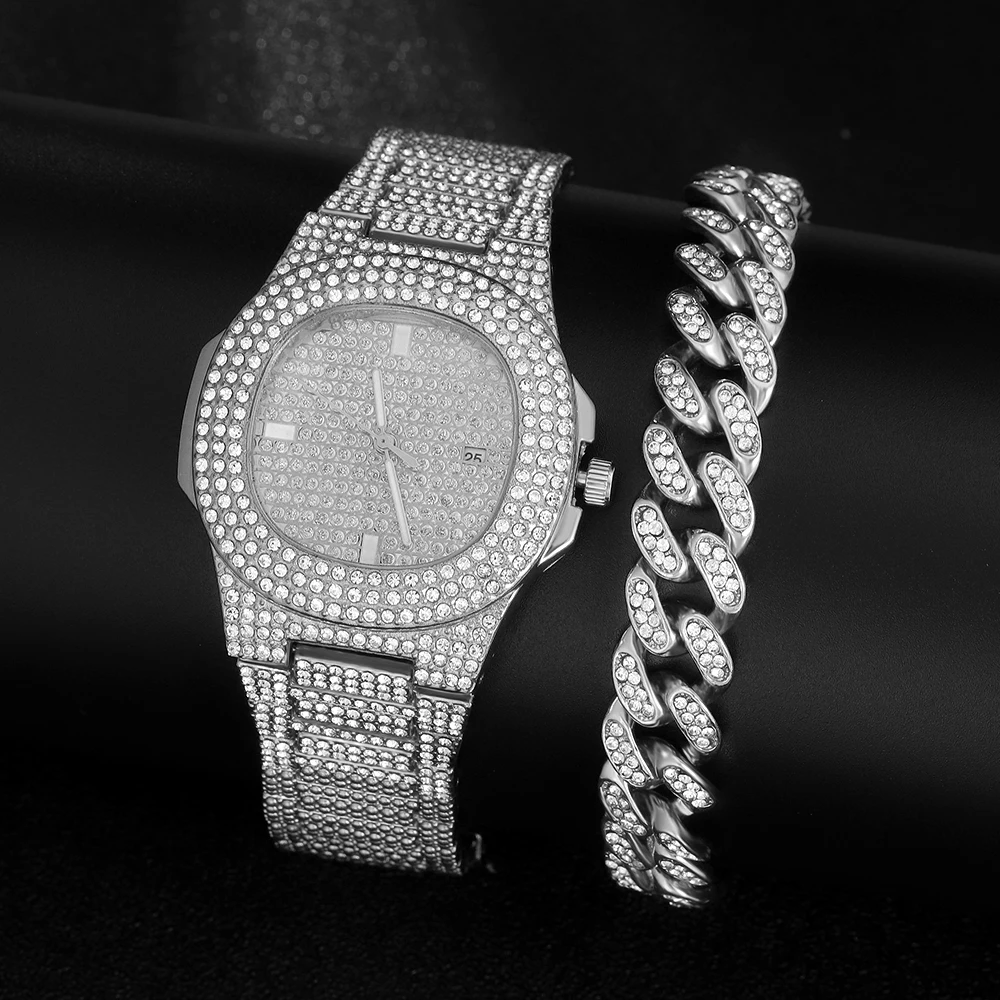 Мужское ожерелье из кубинской цепи в стиле хип-хоп 13 мм | Украшения и аксессуары