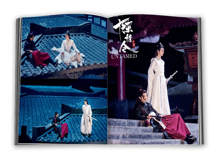Чэнь Цин Лин альбом для рисования книга Wei Wuxian Lan Wangji рисунок фотоальбом плакат Закладка Подарок аниме вокруг