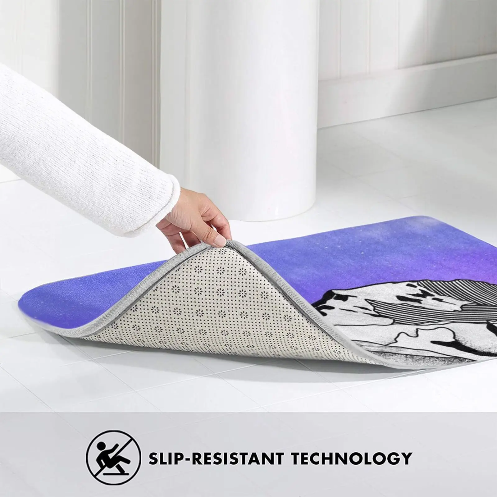 

Carpet Mat Rug Cushion Soft Non - Slip White Mountain Alps Mountain Mountain Europe France Italy