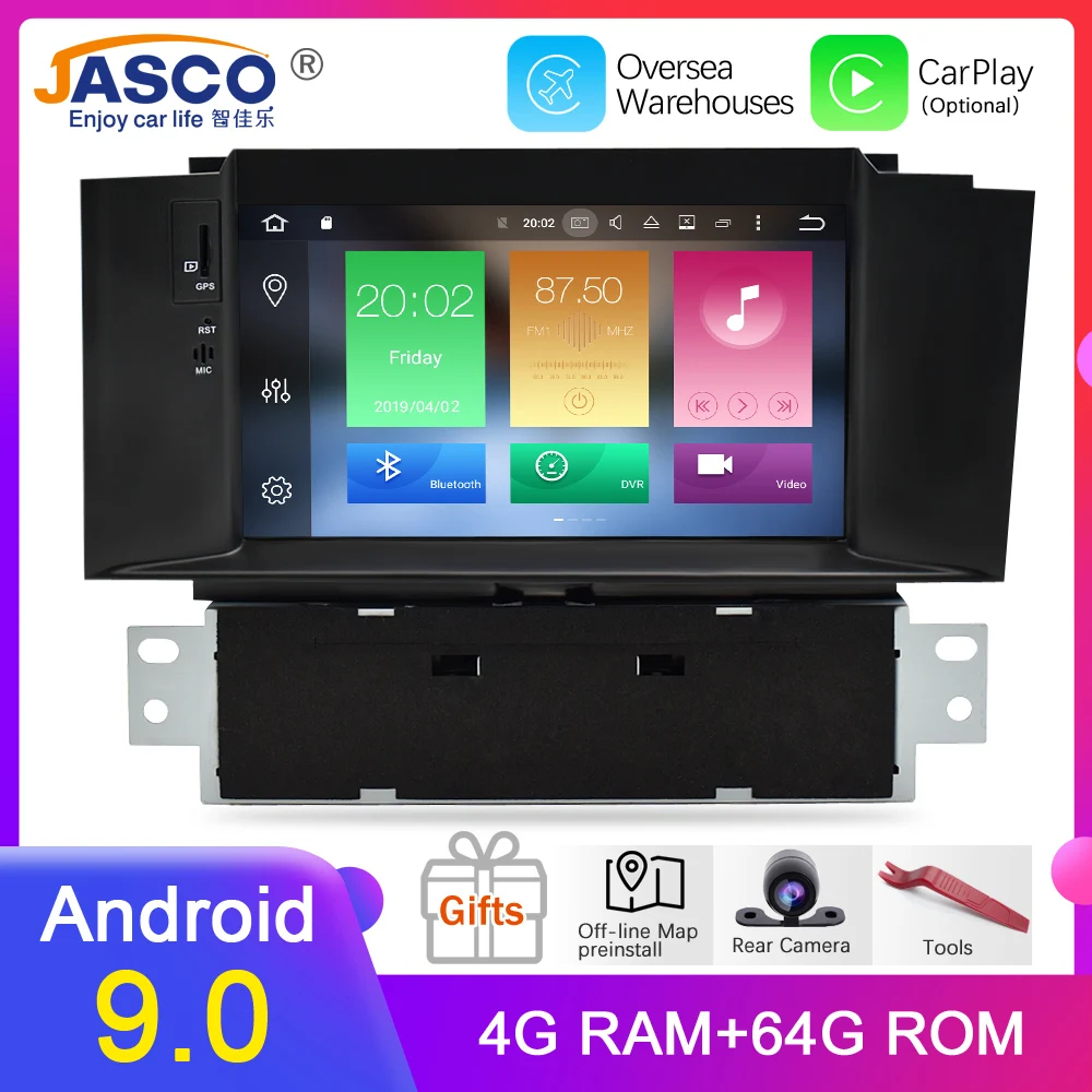 Android 9,1 9,0 автомобильный dvd-плеер gps ГЛОНАСС навигация для Citroen C4L/DS4 Авто Wifi Радио Аудио Видео Мультимедиа Стерео DVR
