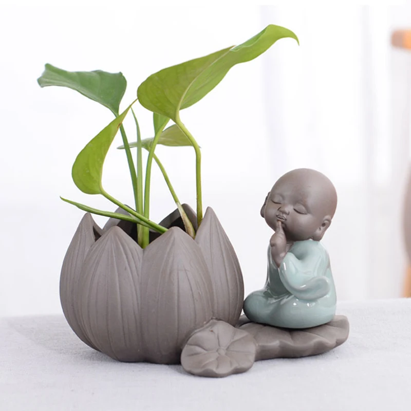 Керамические цветочные горшки декоративные цветы в горшках Комнатные семена