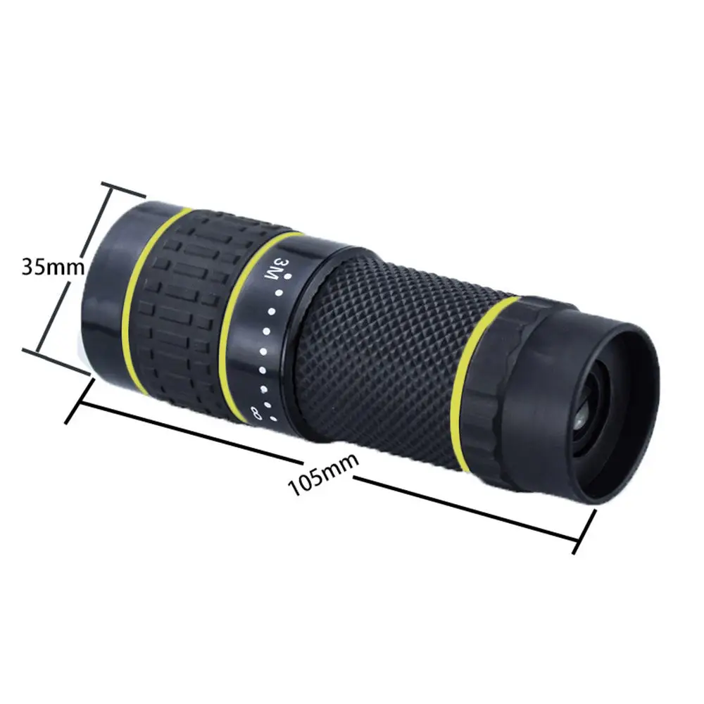 Монокулярный телескоп бинокль с зеленой пленкой для охоты и туризма