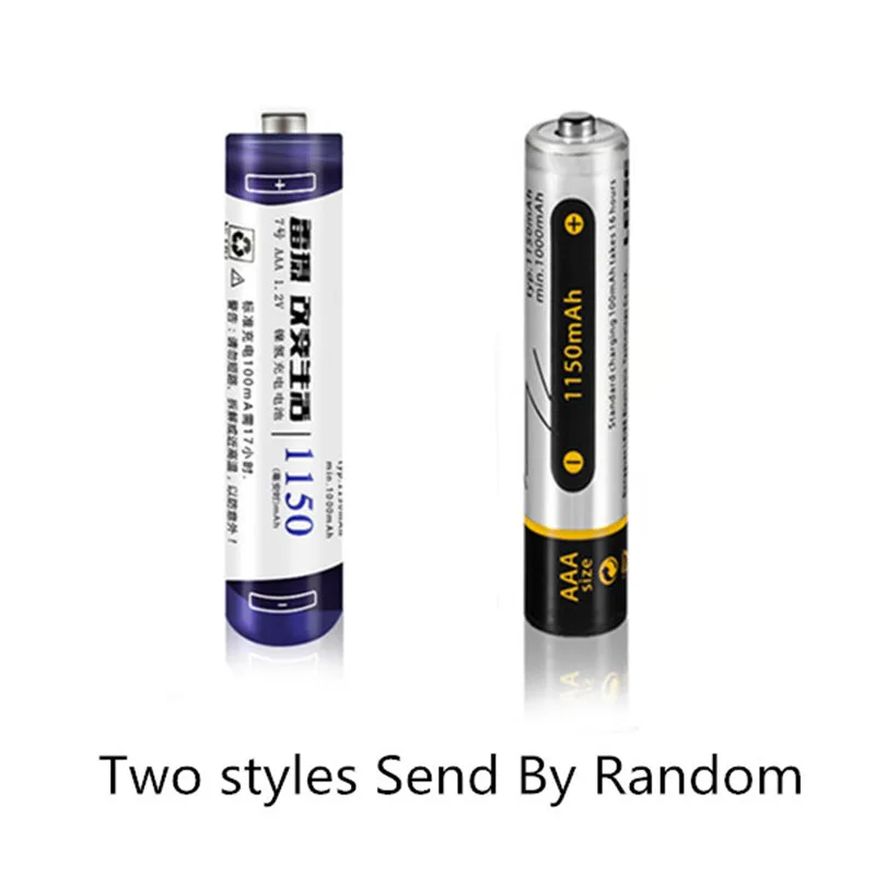 Leise 16 шт AAA 1150mAh Ni-MH перезаряжаемая батарея 1,2 V 2A с чехол для батареи для игрушек часы Реальная Высокая емкость