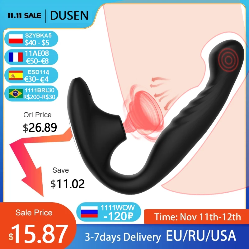 Вибратор с имитацией клитора и вагины фаллоимитатор для женщин Стимулятор