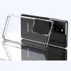 Прозрачный чехол для Samsung Galaxy S21 Plus, роскошный кристально прозрачный противоударный защитный чехол для Samsung S21plus s21 +