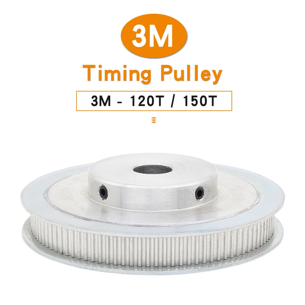 Колесные шкивы 3M-120T/150T, размер отверстия 8/10/12/15/20 мм, зубцы из сплава, шаг 3,0 мм, BF, форма, соответствует ширине 10 мм, 3 м, ремень ГРМ