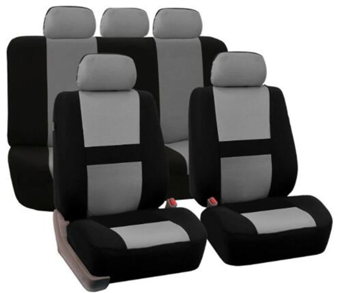 

Универсальные чехлы на сиденья автомобиля, защитные чехлы на сиденья автомобиля, серого цвета, Стайлинг автомобиля