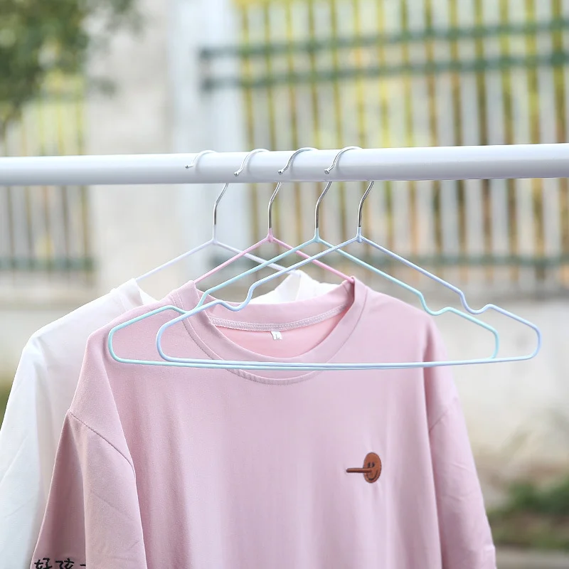 10 шт./пакет новая нано-погружная вешалка двойная противоскользящая сушилка для