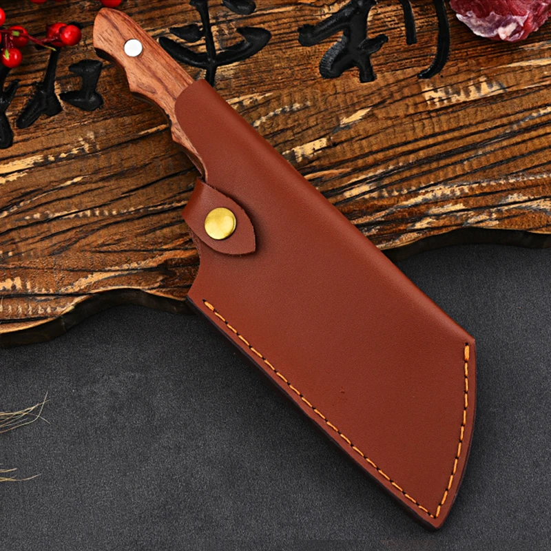 5Cr1 5mov нож шеф-повара из нержавеющей стали с узором молотка для мяса мясника