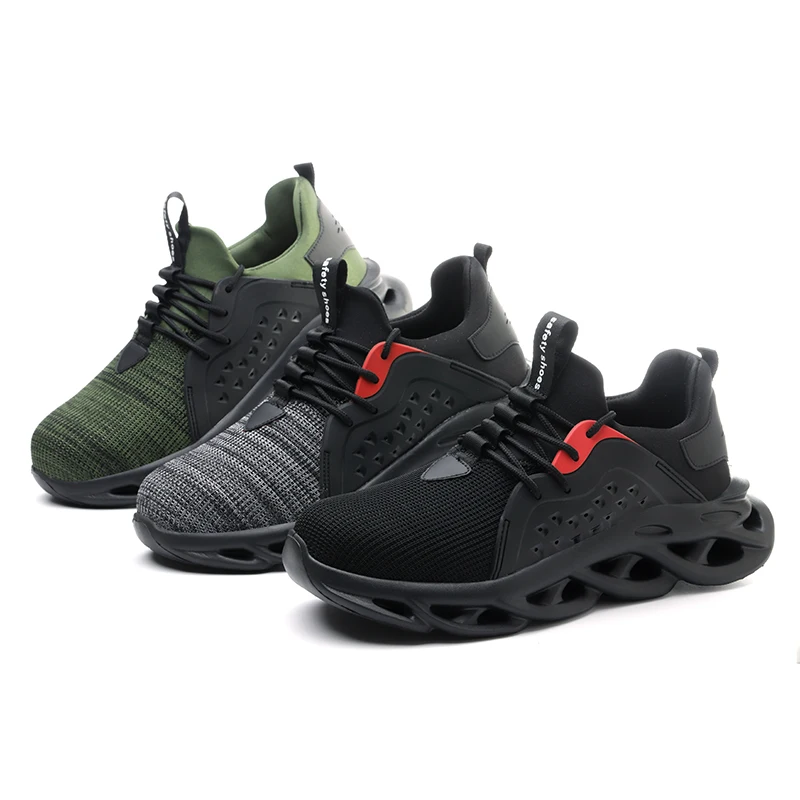 Hot selling lightweight safety shoes steel toe cap work shoes boots