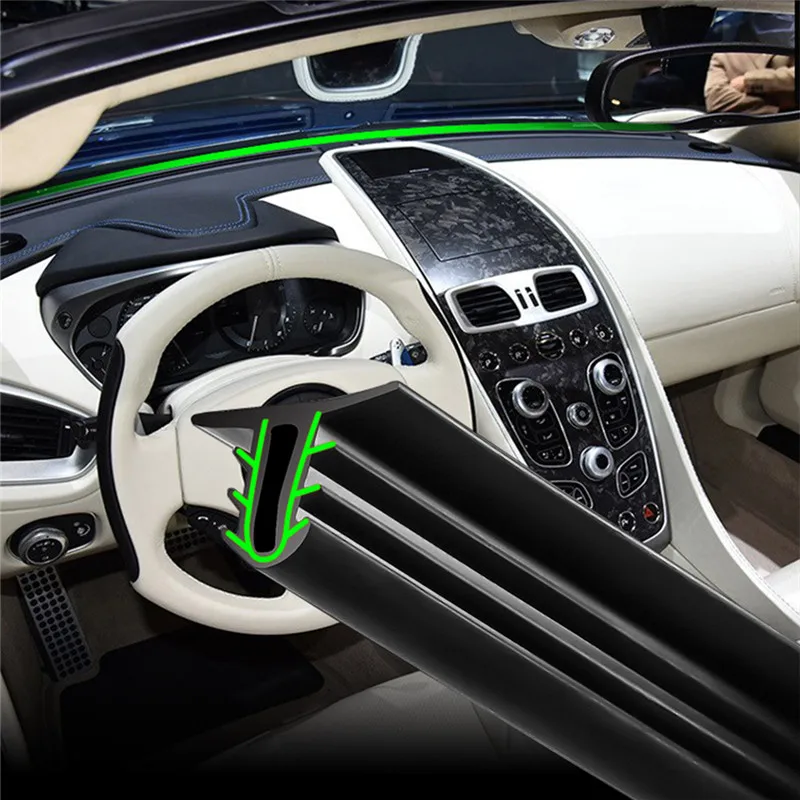 Car Dashboard Sealing Strips Sound Insulation For Mini Cooper Tesla model 3 s x Mazda 6 CX-5 CX3 Lada vesta granta priora Kalina |
