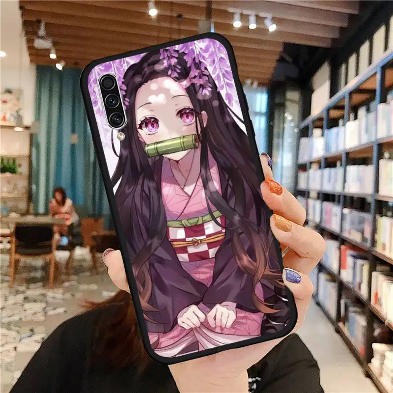 

Demon Slayer Anime Kimetsu No Yaiba Phone Case For Samsung galaxy S 21 20 10 8 A 50 21s 51 71 70 40 20 20e note 10 plus Ultra