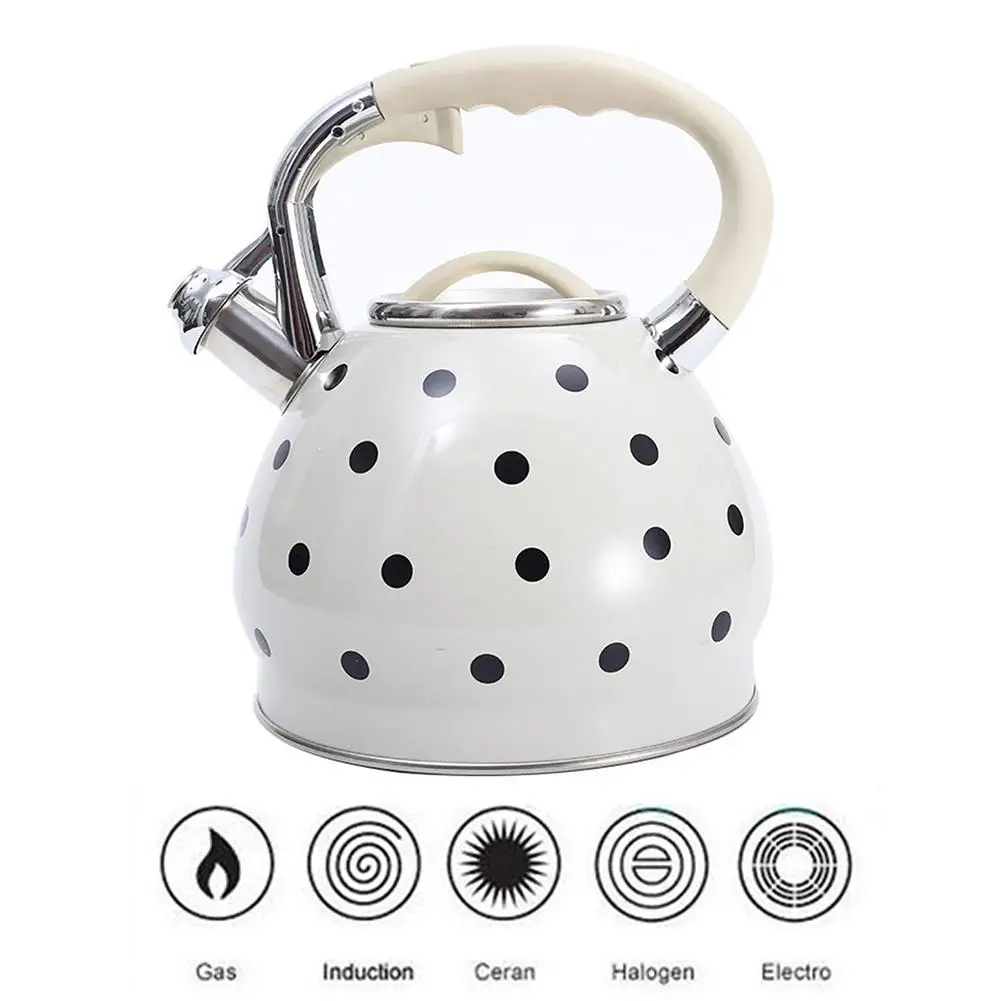 Чайник для свистов из нержавеющей стали л полусферический Немагнитный чайник с