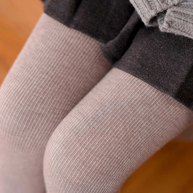 Детские осенне-зимние колготки с бантом хлопковые для маленьких девочек детские