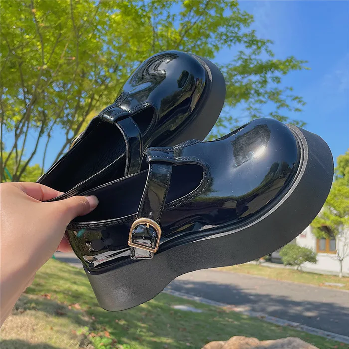 

Summer Shoes Ladies Round Toe Female Footwear Oxfords Women's Casual Sneaker British Style Shallow Mouth Clogs Platform 2021 New