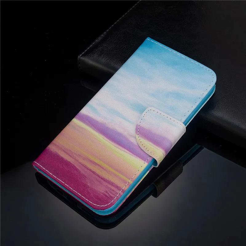 Huawei P Smart кожаный флип-чехол для СПС Funda huawei P Smart чехол huawei Psmart Plus чехол-кошелек чехол для телефона