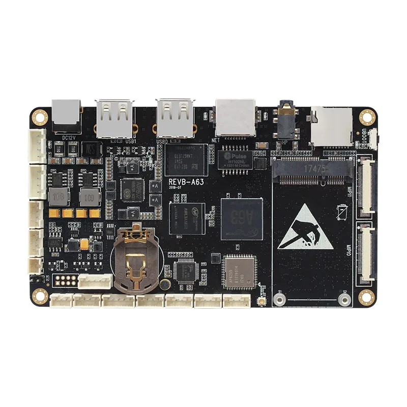 Макетная плата ARM A63 распознавания лиц четырехъядерный процессор A53 экран Dual MIPI EDP