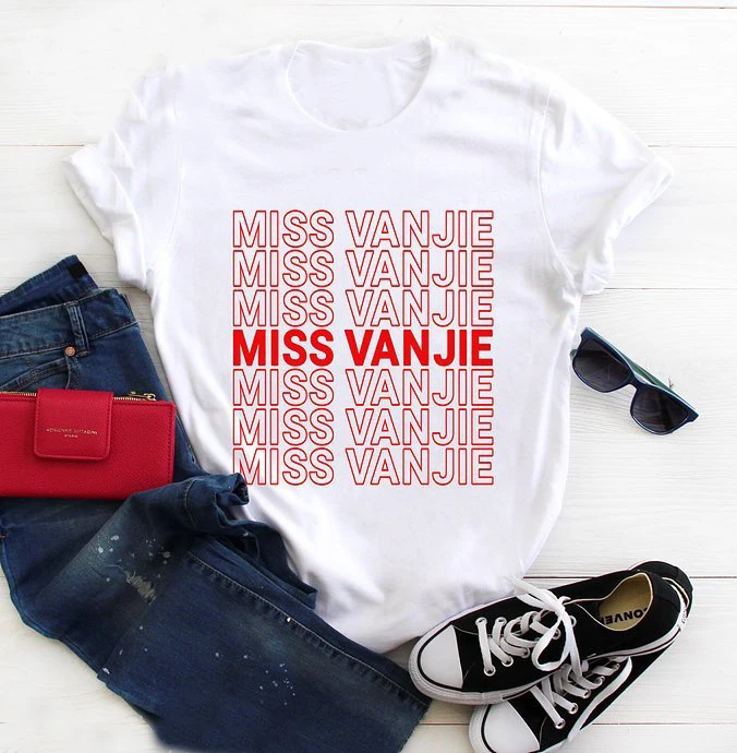 Футболка Miss Vanjie RuPaul's Drag racing Miss Vanjie женские забавные печатные буквы Harajuku tumblr Топы в готическом стиле Poleras Mujer