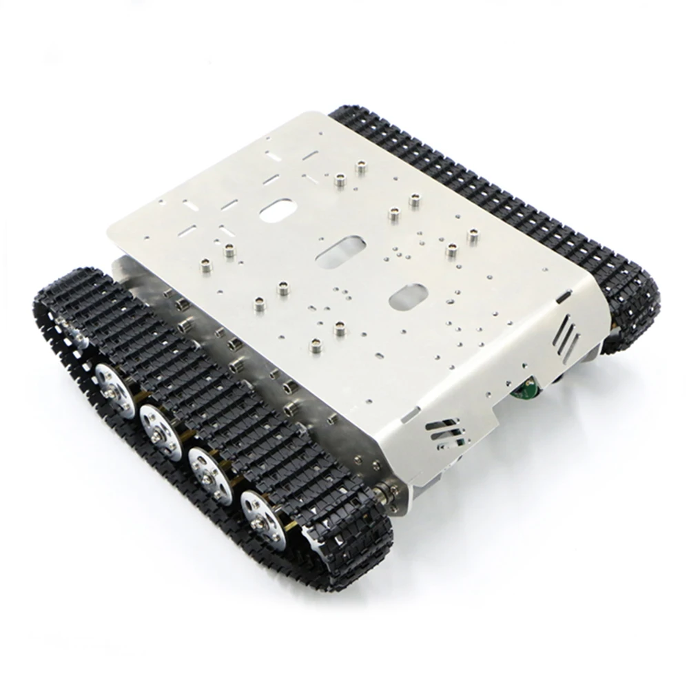 DIY Arduino набор для танков шасси умный автомобиль гусеничный робот металлический