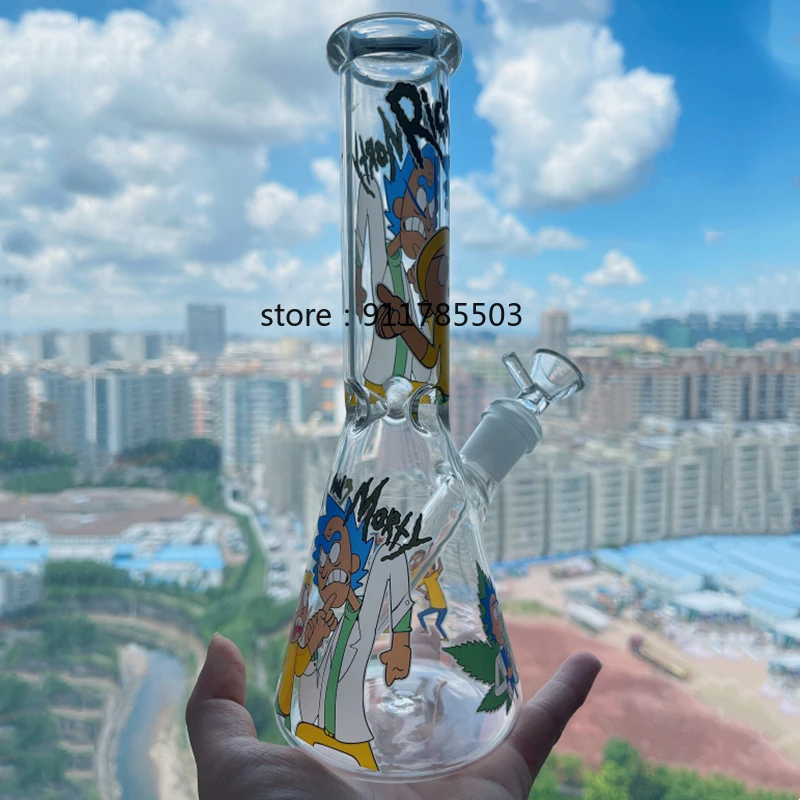 

1 Set High Quality Hookah Mouth Glass Integrated Design Bowl Tube Welded Together Transparent Shisha Tool 1000 Manual Welding