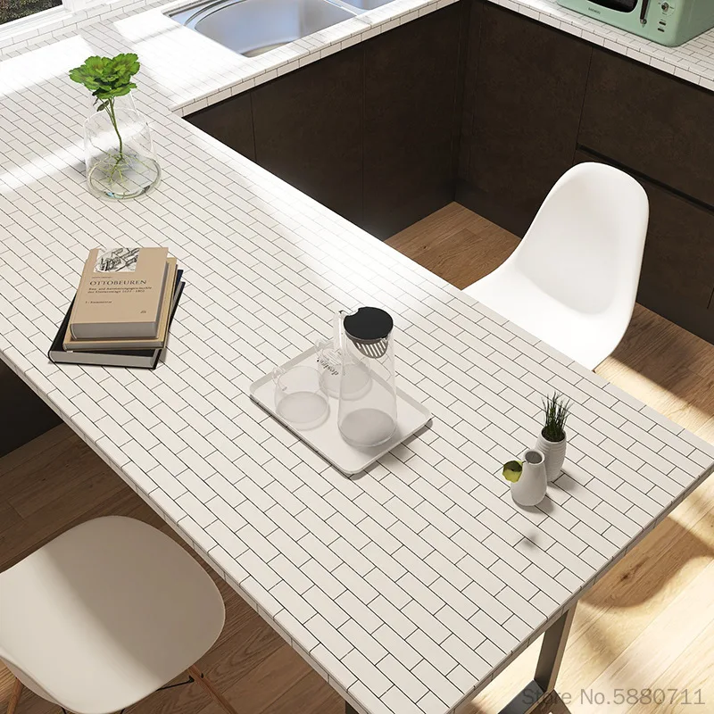 self adhesive kitchen bathroom waterproof wall stickers wallpaper lattice pattern tile stickers black and white lattice wallpape free global shipping