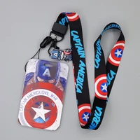 yq177 anime cool keychain lanyard for keys id card sleeve badge holder cartoon keyring neck straps phone rope accessory gifts