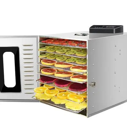 Сушильная машина для морепродуктов 8 лотков сушки фруктов Дегидратор
