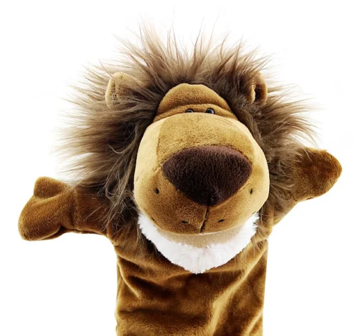 

Plush Animal Hand Puppets Cute Tiger Cow Sheep Lion Rabbit Monkey Stuffed Puppets Soothing Toy for Kid Children Gift