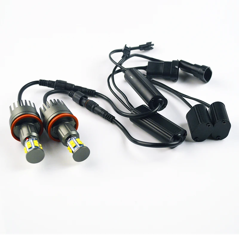 Hippcron 2*120W 240W H8 светодиодные маркеры Angel Eyes для светодиодных чипов CREE 4800LM белый 7000K