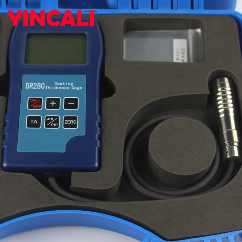 Двойного назначения покрытие толщиномер DR280 сухой пленки прибор для измерения