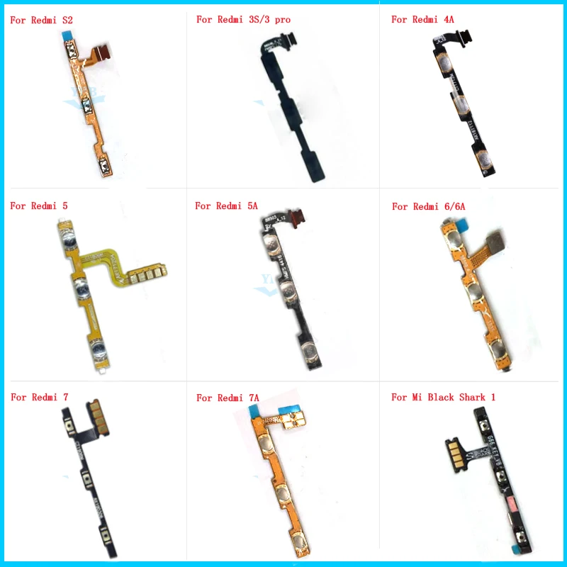 10 шт. кнопка включения и выключения громкости гибкий кабель для Xiaomi Mi Black Shark 1 SKR AO