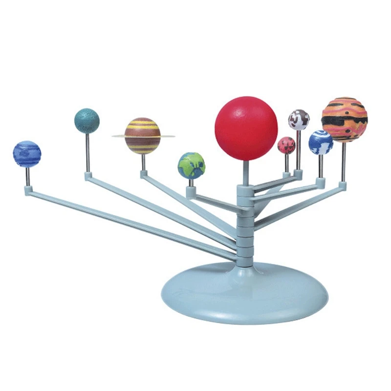 

1 Set Nine Planets Model Science Diy Assembly Parent-Child Interactive Planetarium Toy Child Intelligence Development