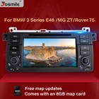 1 Din Автомобильный мультимедийный плеер Josmile для BMW E46 M3 Rover 75 Coupe, навигация GPS, DVD, 318320325330, туристическое хэтчбек радио