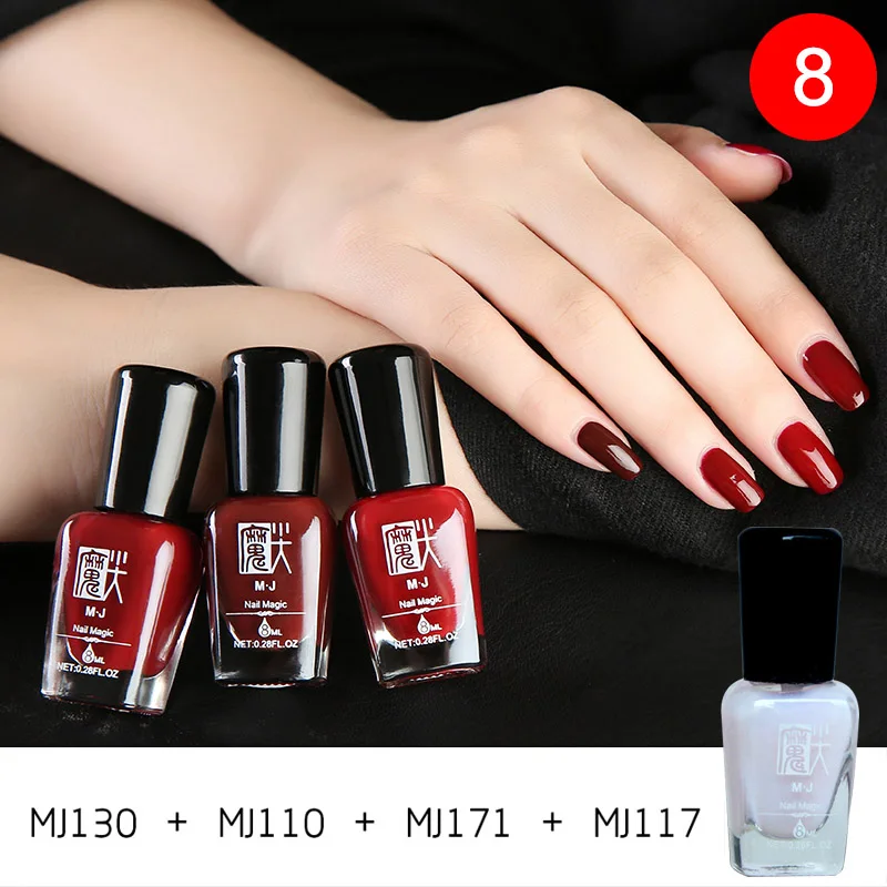

4 Pcs Peel Off Nail Polish Kit Breathable Non Toxic Peelable Uv Gel Nail Lacquer Nail Tips Nail Parts Nail Decoration