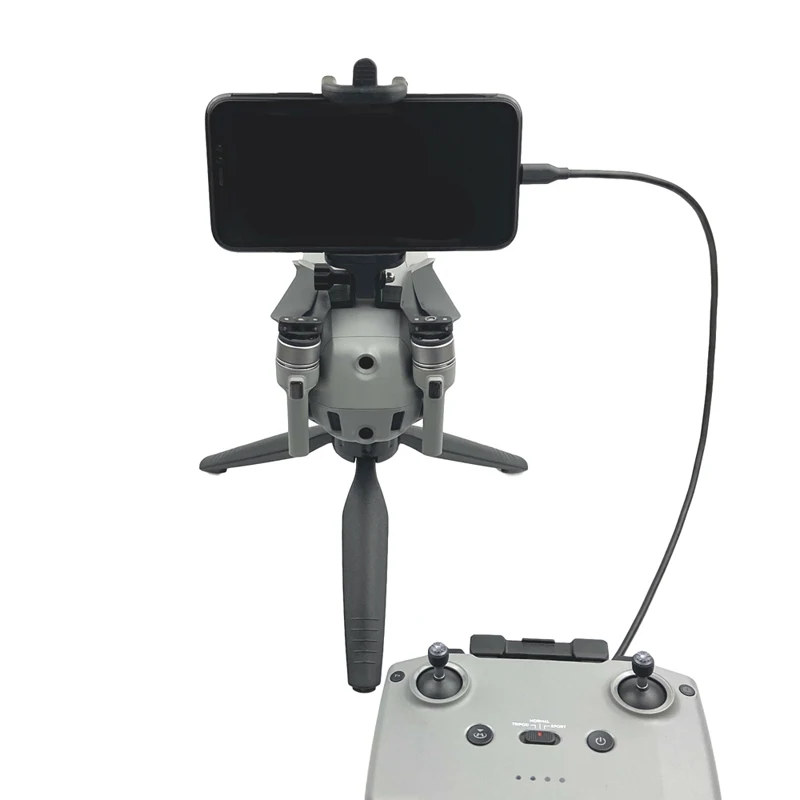 

Stabilizer Bracket Handheld Gimbal Kit Phone Clip with 1/4 Port Tripod Connection for DJI Mavic Air 2 Drone