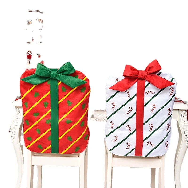 

Home Decoration Christmas Decorations for Home Christmas Accessories Bowknot Gift Bag Chair Cover