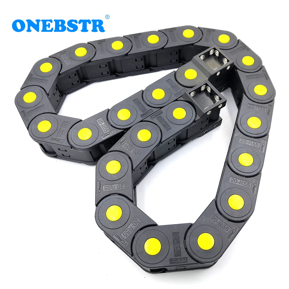 1 метр 20x38 мм Цепной трансмиссии переносной кабель с концевыми соединителями