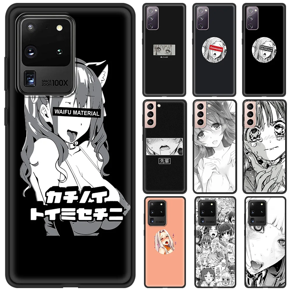 

Soft Case for Samsung Galaxy S20 FE S21 S20 Utra Plus Luxury Cover S10 S10E S9 S8 Plus 5G Shell Coque Anime Girl Cartoon Japan