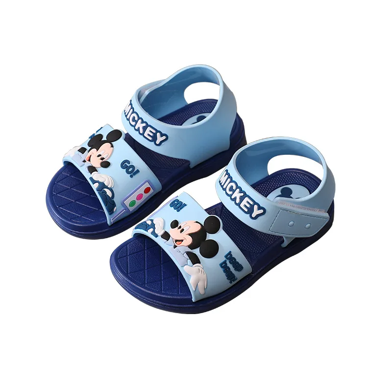 

Disney Home Open Toe Beach Shoes Children Sandals Boys Mickey Mouse Children's Sandals Soft Bottom Non-slip Toddlers
