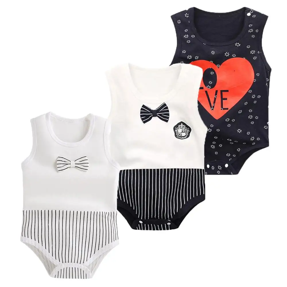 Комбинезоны для младенцев летняя одежда новорожденных девочек и мальчиков без