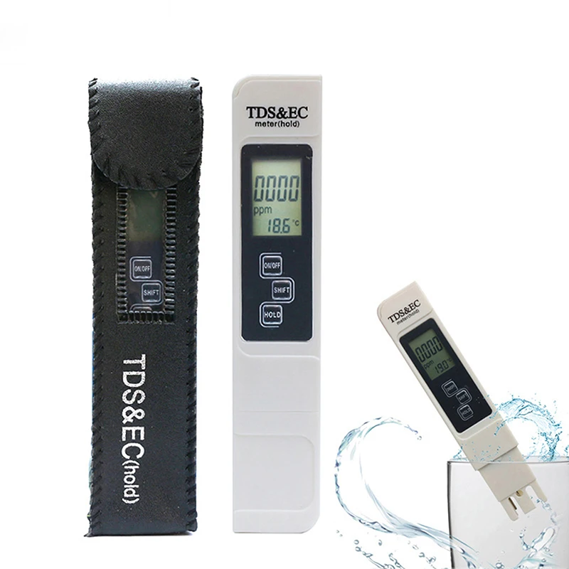 Цифровой тестер воды многофункциональный измеритель PH 0 0-14 0-PPM TDS EC ЖК-дисплей