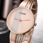Женские часы с браслетом GUSSI, повседневные модные наручные часы из нержавеющей стали, relojes mujer